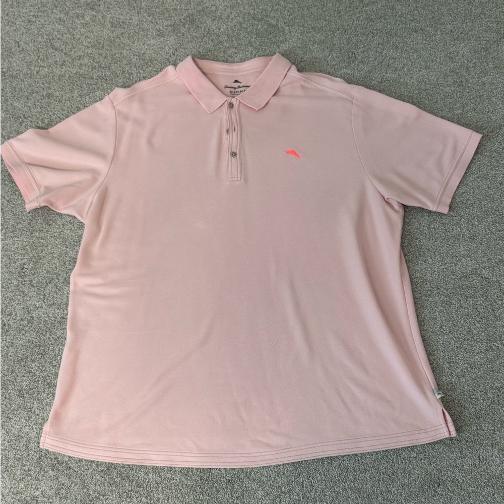 Tommy Bahama Light Pink Polo